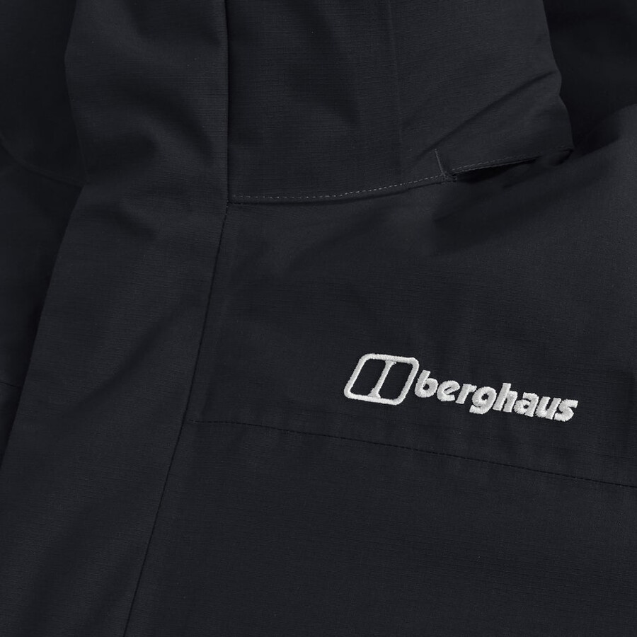 männer bergsteiger 2.0 gemini gore-tex wasserdichte 3in1 jacke - black die berghaus