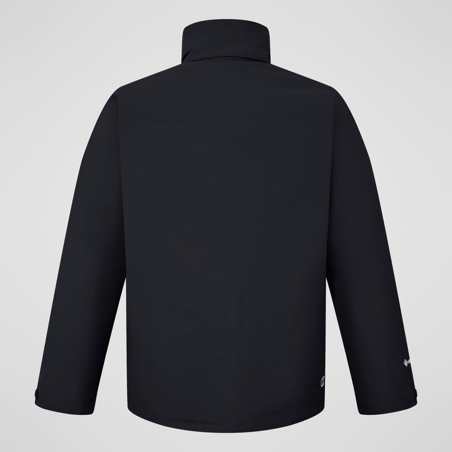 männer bergsteiger 2.0 gemini gore-tex wasserdichte 3in1 jacke - black die berghaus