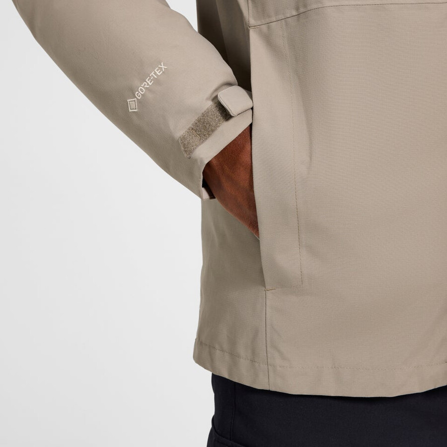 männer bergsteiger 2.0 gemini gore-tex wasserdichte 3in1-jacke - naturalorange berghaus