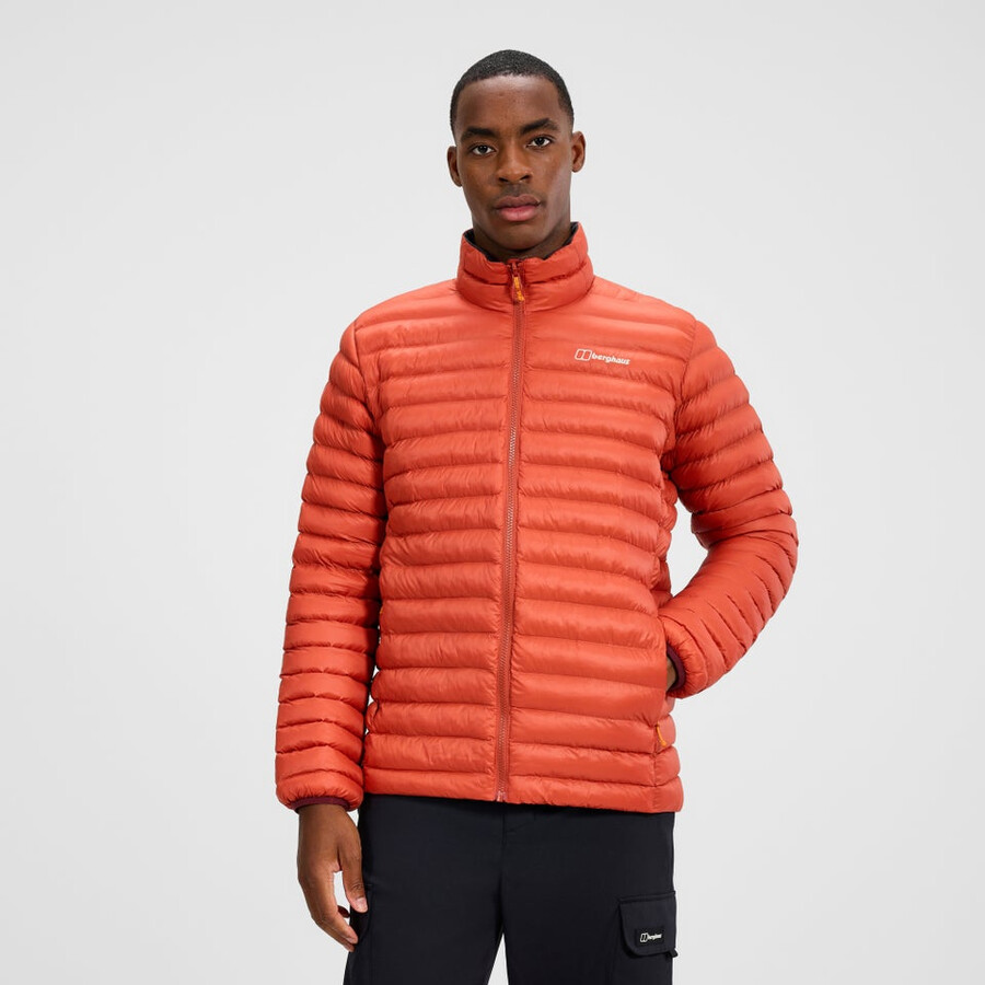 männer bergsteiger 2.0 gemini gore-tex wasserdichte 3in1-jacke - naturalorange berghaus