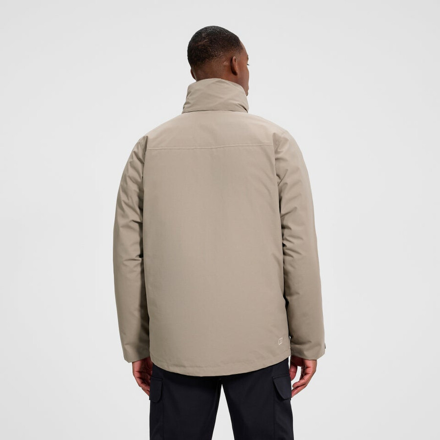 männer bergsteiger 2.0 gemini gore-tex wasserdichte 3in1-jacke - naturalorange berghaus