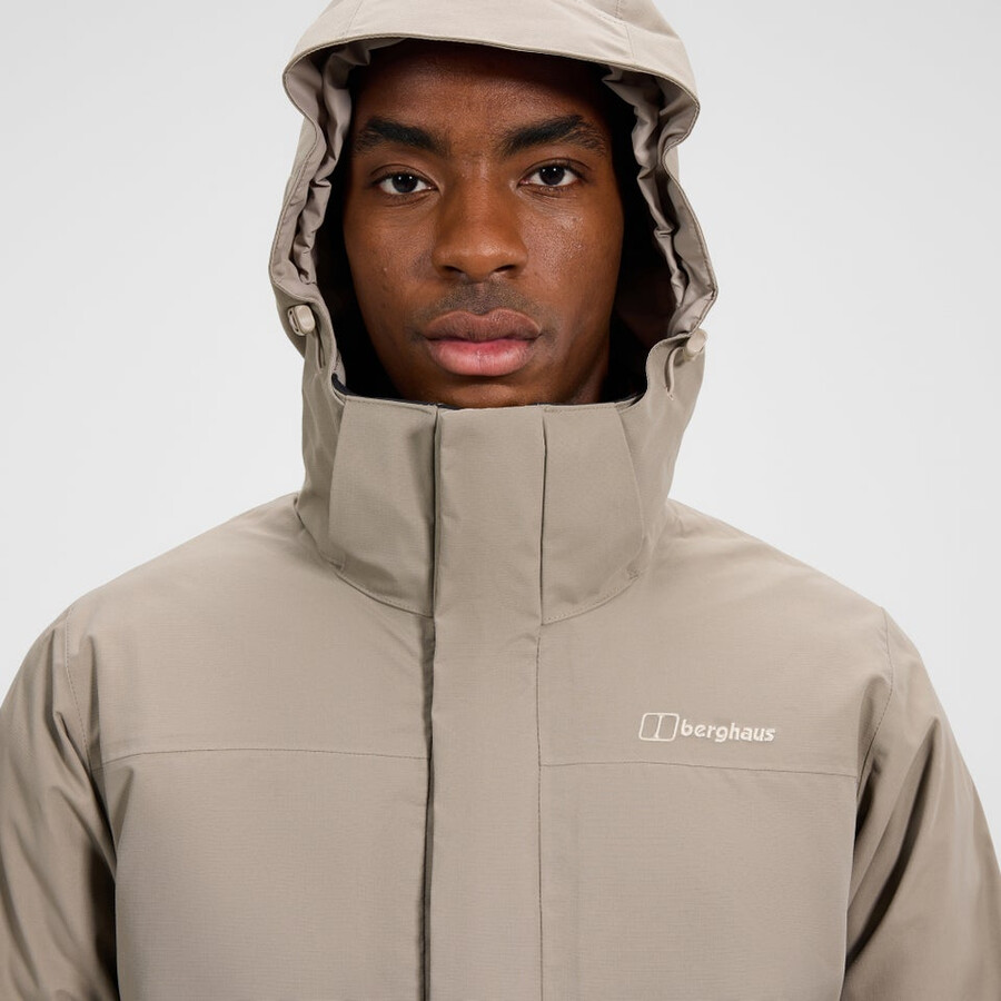 männer bergsteiger 2.0 gemini gore-tex wasserdichte 3in1-jacke - naturalorange berghaus