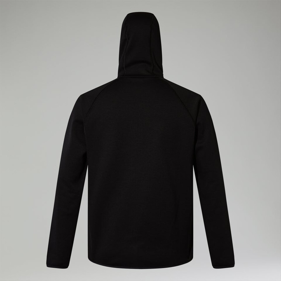 männer trawden hybrid jacke - schwarz berghaus