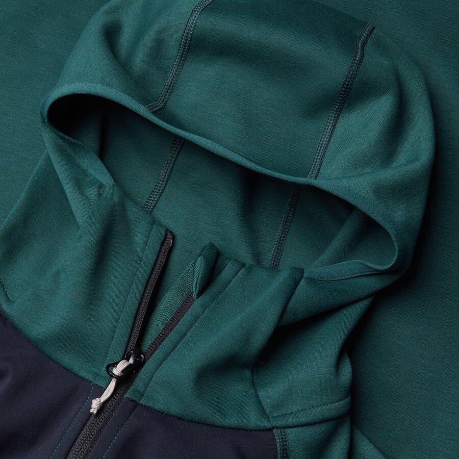 männer trawden hybrid jacket - greenblack die berghaus