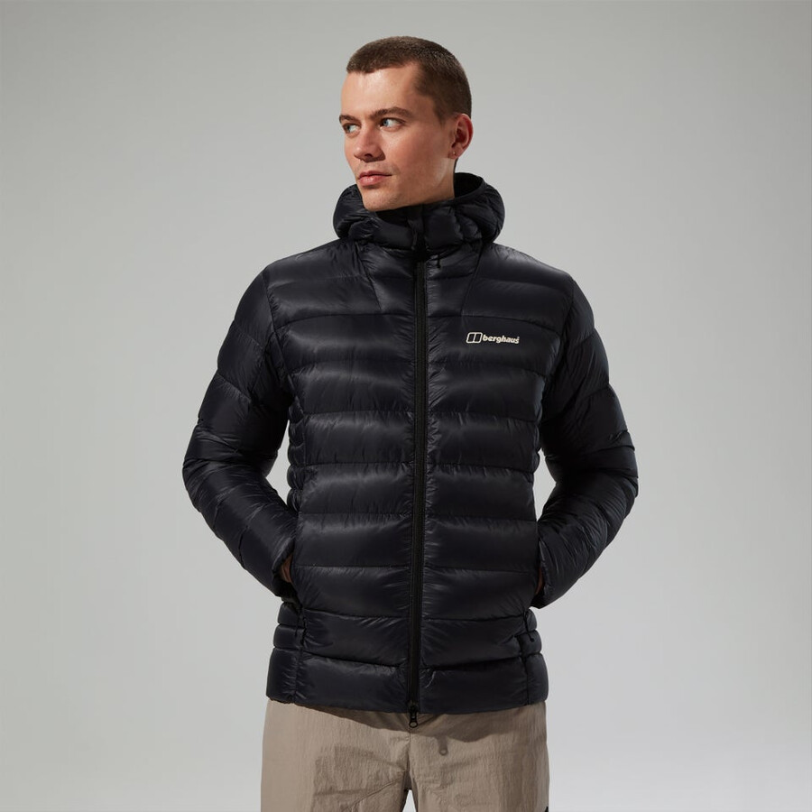 men s summit-nomad down insulated jacket - black die berghaus