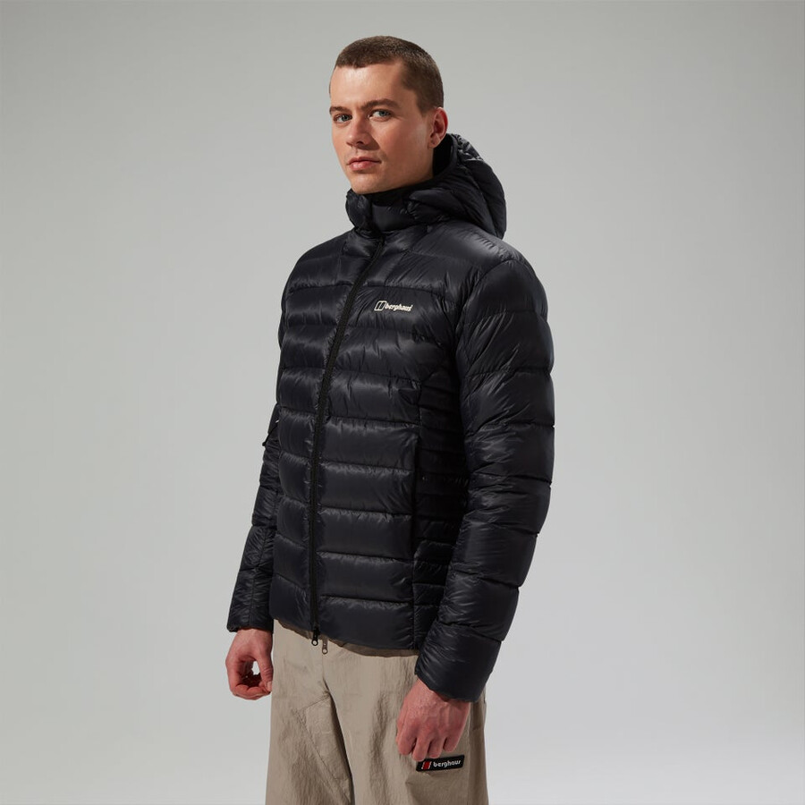 men s summit-nomad down insulated jacket - black die berghaus