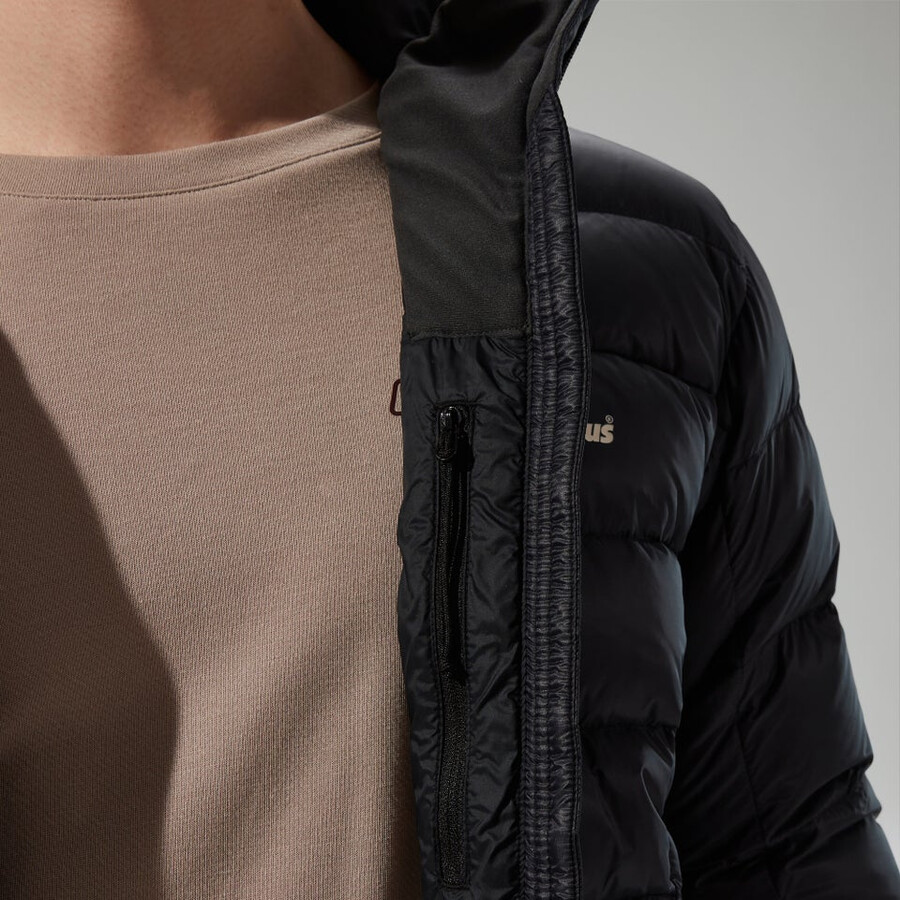 men s summit-nomad down insulated jacket - black die berghaus