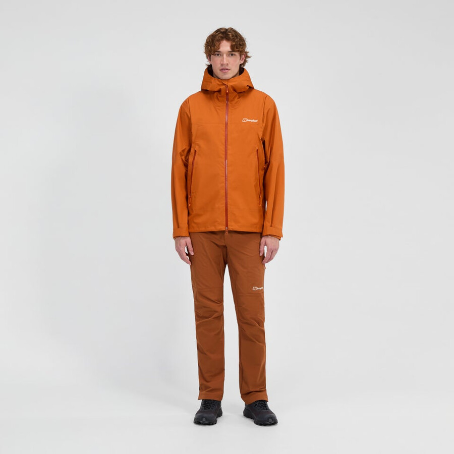 männer s summit seeker gore-tex jacke - orange berghaus