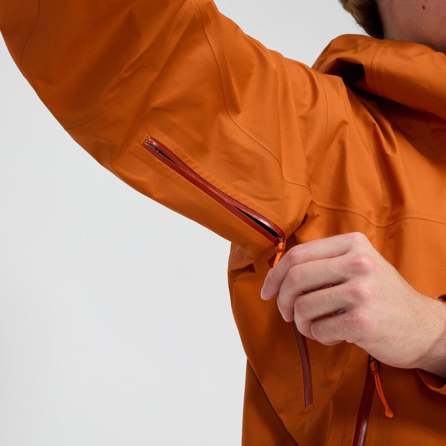 männer s summit seeker gore-tex jacke - orange berghaus