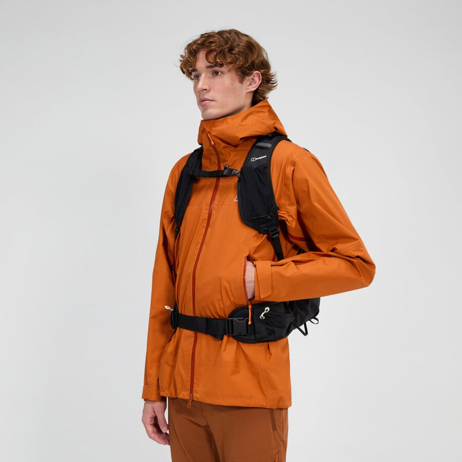männer s summit seeker gore-tex jacke - orange berghaus