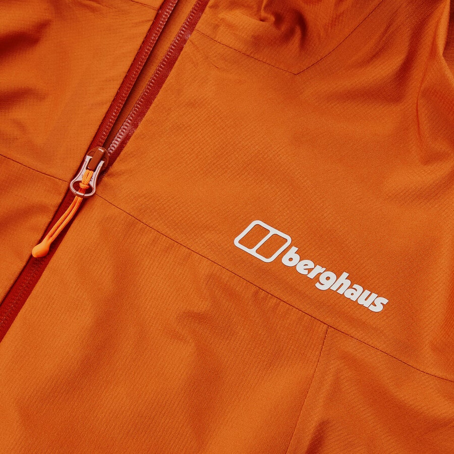 männer s summit seeker gore-tex jacke - orange berghaus