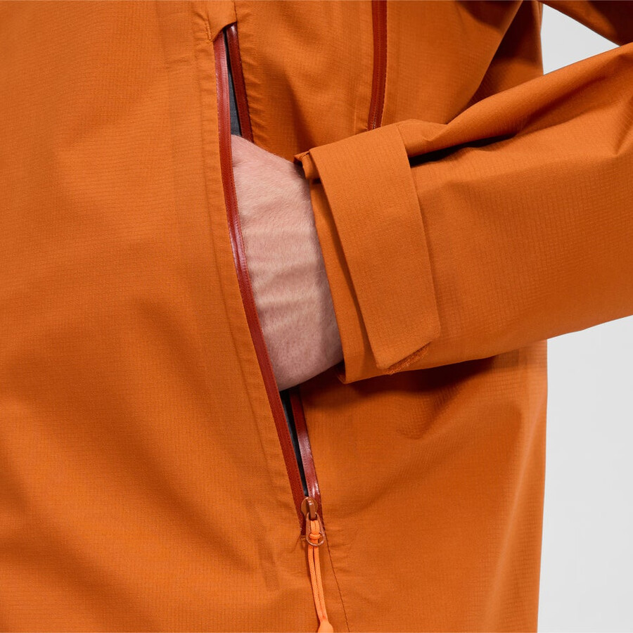 männer s summit seeker gore-tex jacke - orange berghaus