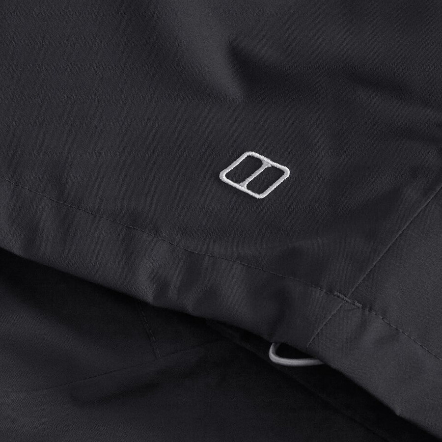 männer durchstreifen interaktive jacke - schwarz berghaus