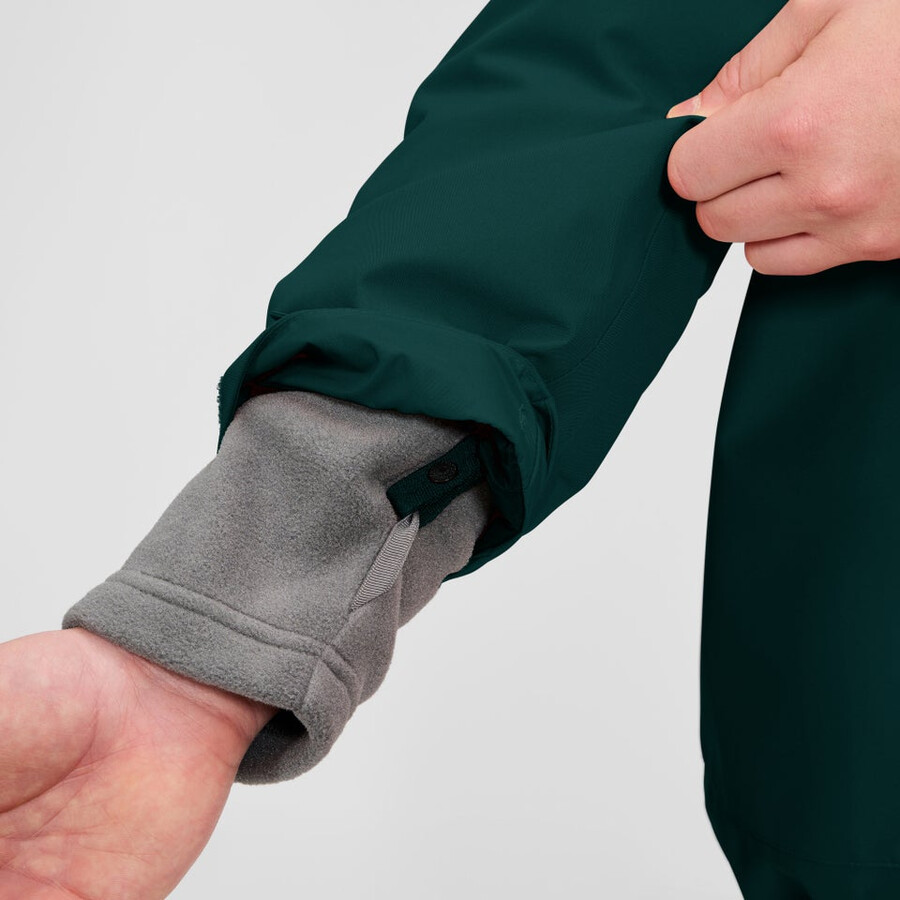 männer durchstreifen interaktive jacke - grün berghaus