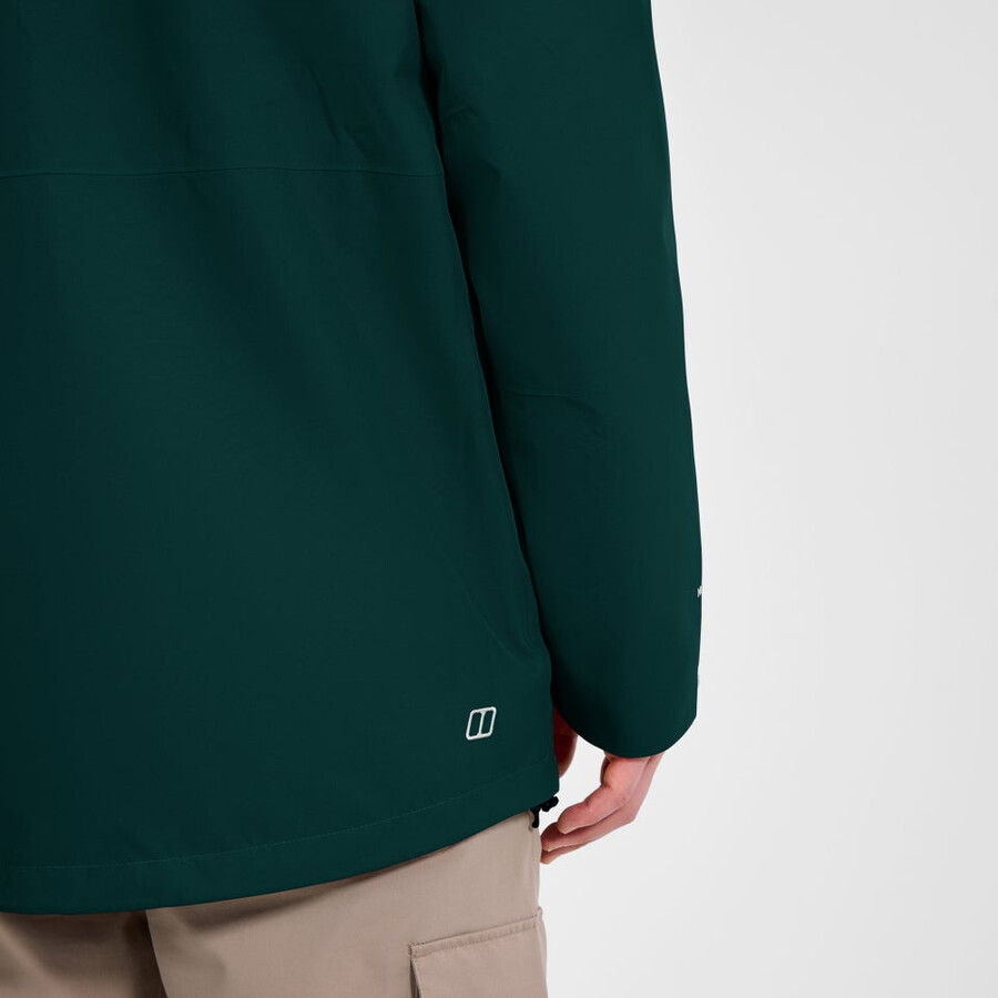 männer durchstreifen interaktive jacke - grün berghaus