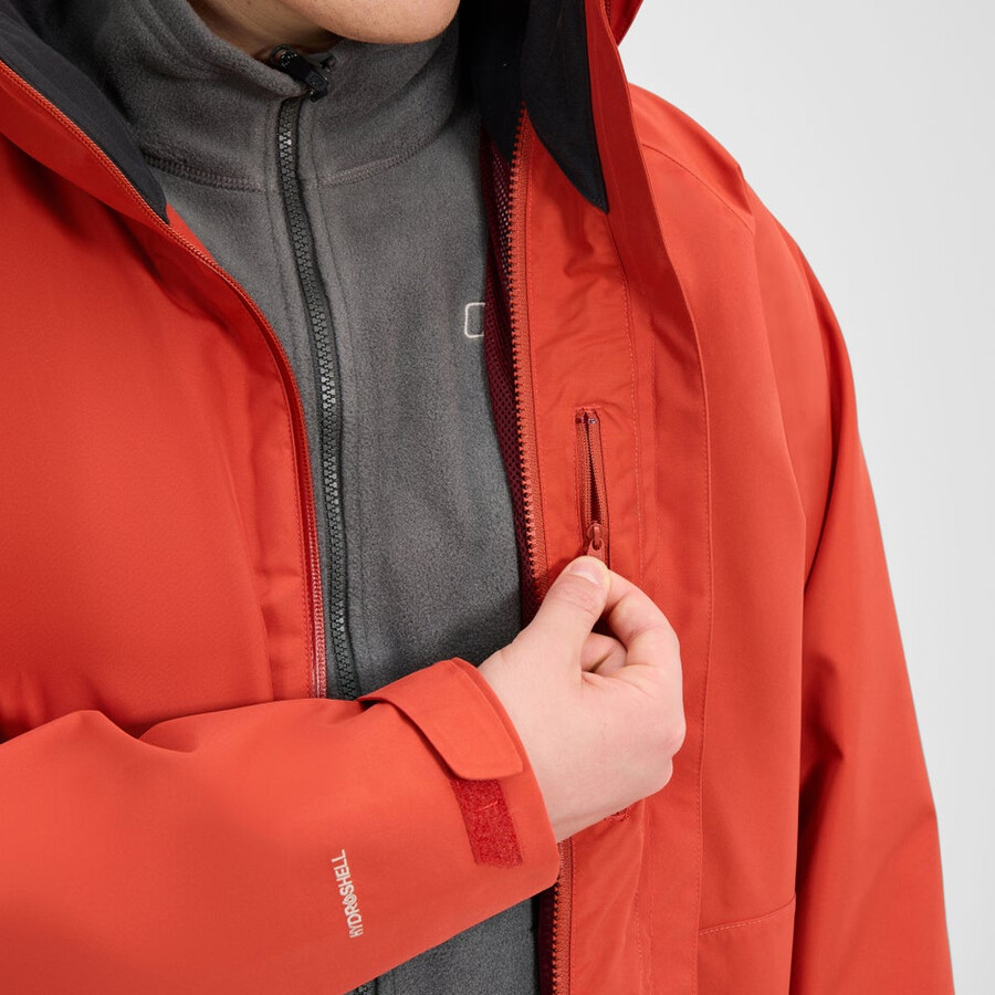 männer durchstreifen interaktive jacke - orange berghaus