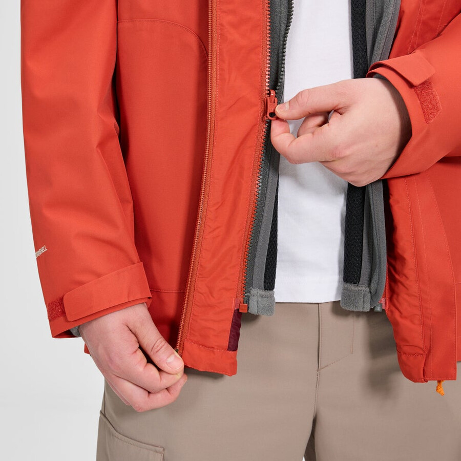 männer durchstreifen interaktive jacke - orange berghaus