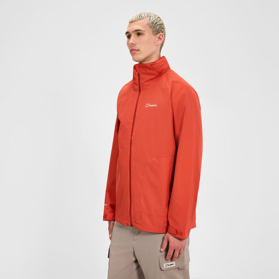 männer durchstreifen interaktive jacke - orange berghaus