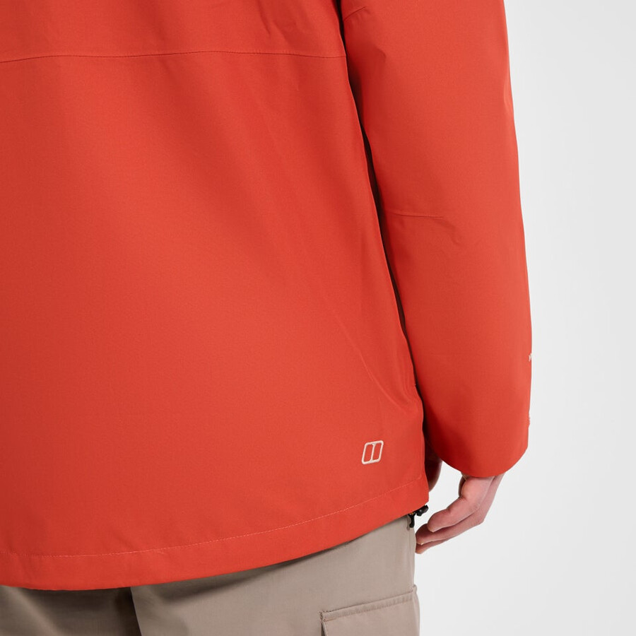 männer durchstreifen interaktive jacke - orange berghaus