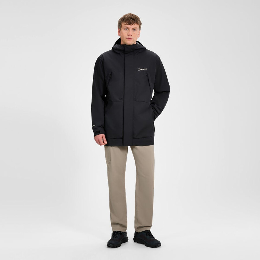männer wansbeck parka - black die berghaus