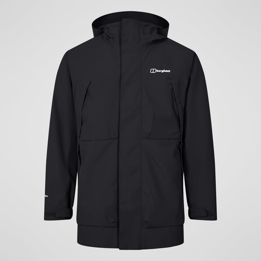 männer wansbeck parka - black die berghaus