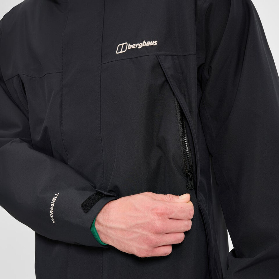 männer wansbeck parka - black die berghaus