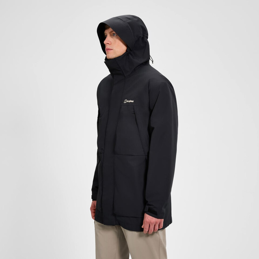 männer wansbeck parka - black die berghaus