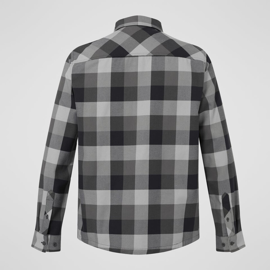 männer snarford shirt - greyblack die berghaus