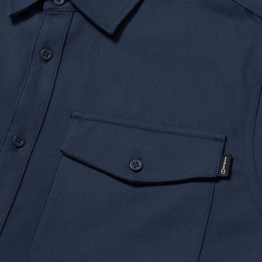 männer snarford shirt - dark blue berghaus