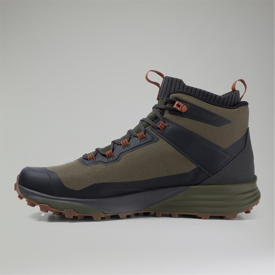 männer vc22 mid gore-tex - dark browndark green berghaus