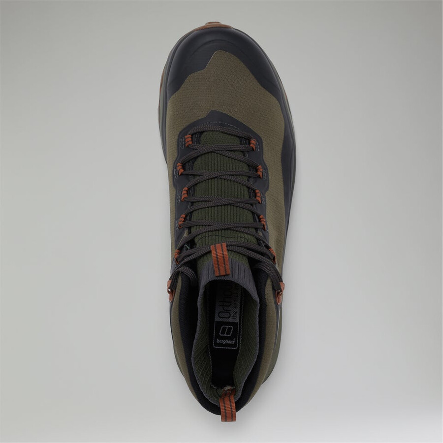 männer vc22 mid gore-tex - dark browndark green berghaus