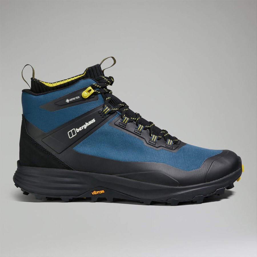 männer vc22 mid gore-tex wasserdichter schuh - schwarznavy berghaus