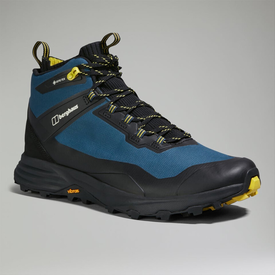 männer vc22 mid gore-tex wasserdichter schuh - schwarznavy berghaus