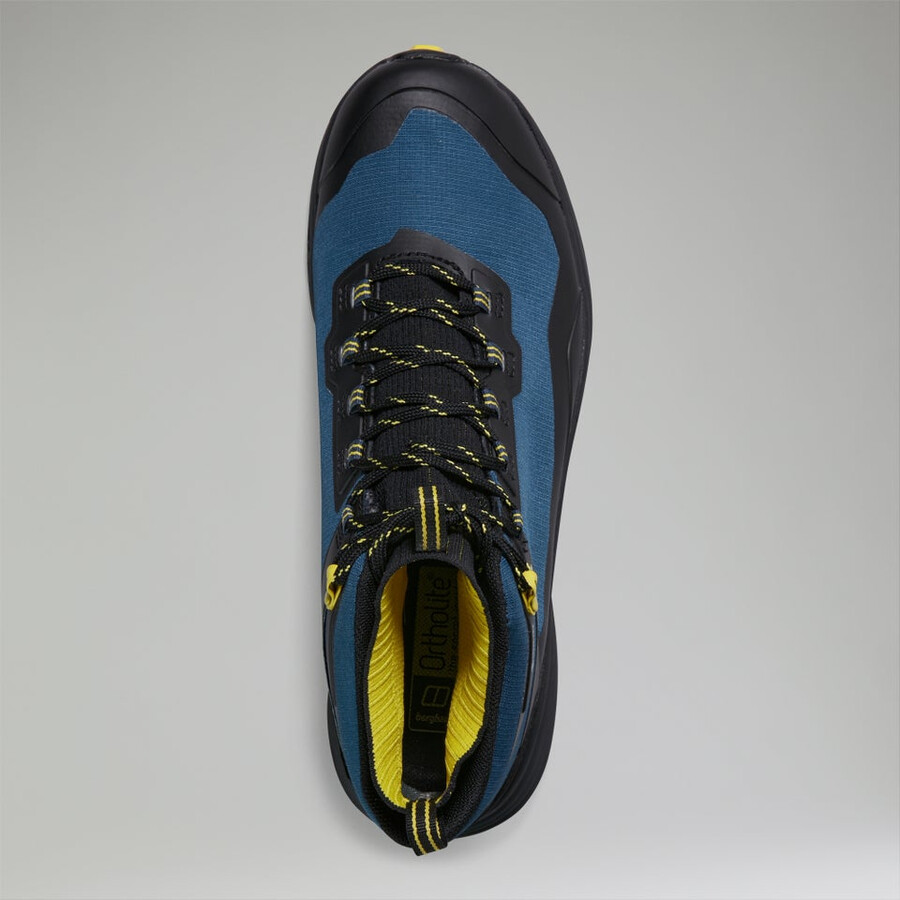 männer vc22 mid gore-tex wasserdichter schuh - schwarznavy berghaus