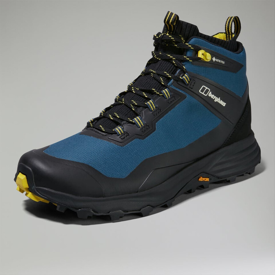 männer vc22 mid gore-tex wasserdichter schuh - schwarznavy berghaus