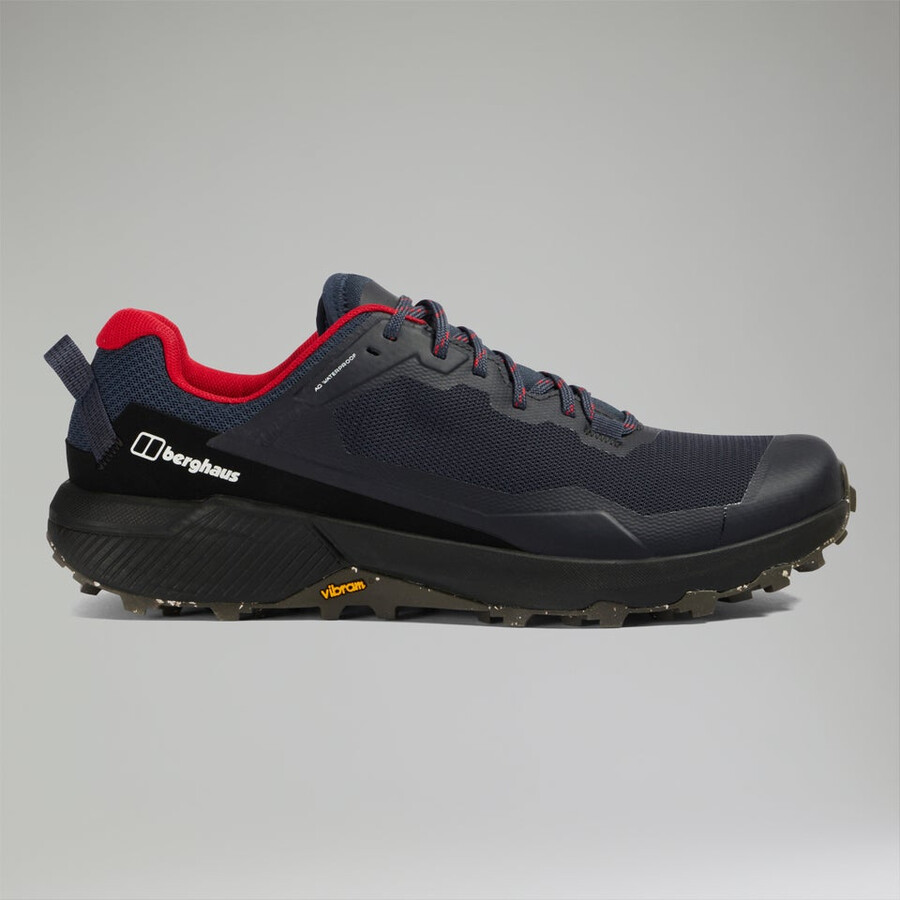 männer revolutionieren aktiv schuh - dark blueblack die berghaus