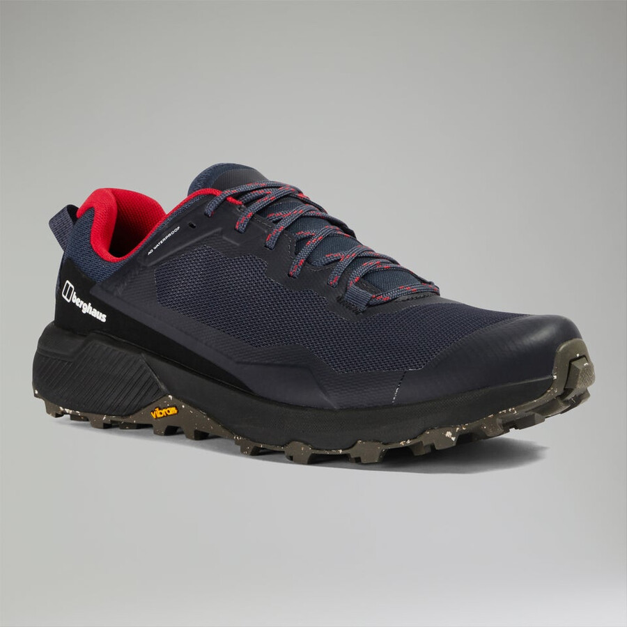 männer revolutionieren aktiv schuh - dark blueblack die berghaus