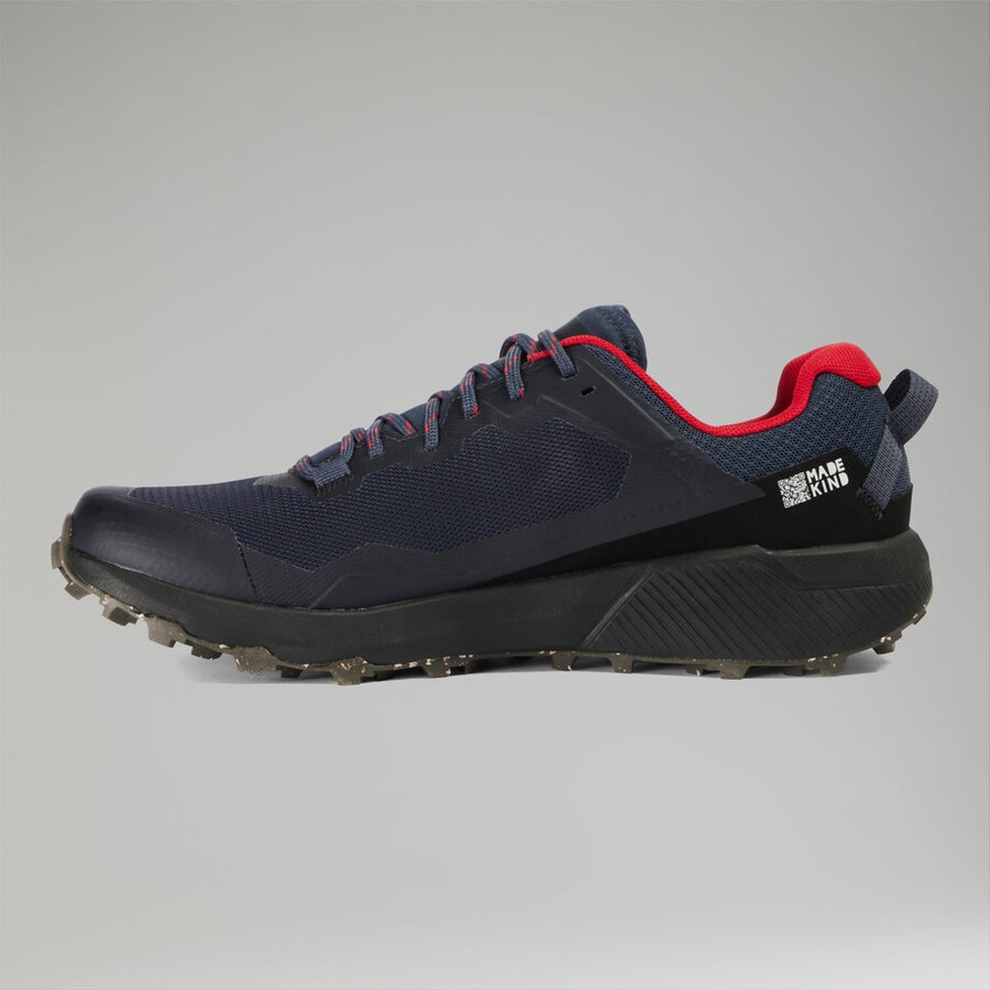 männer revolutionieren aktiv schuh - dark blueblack die berghaus
