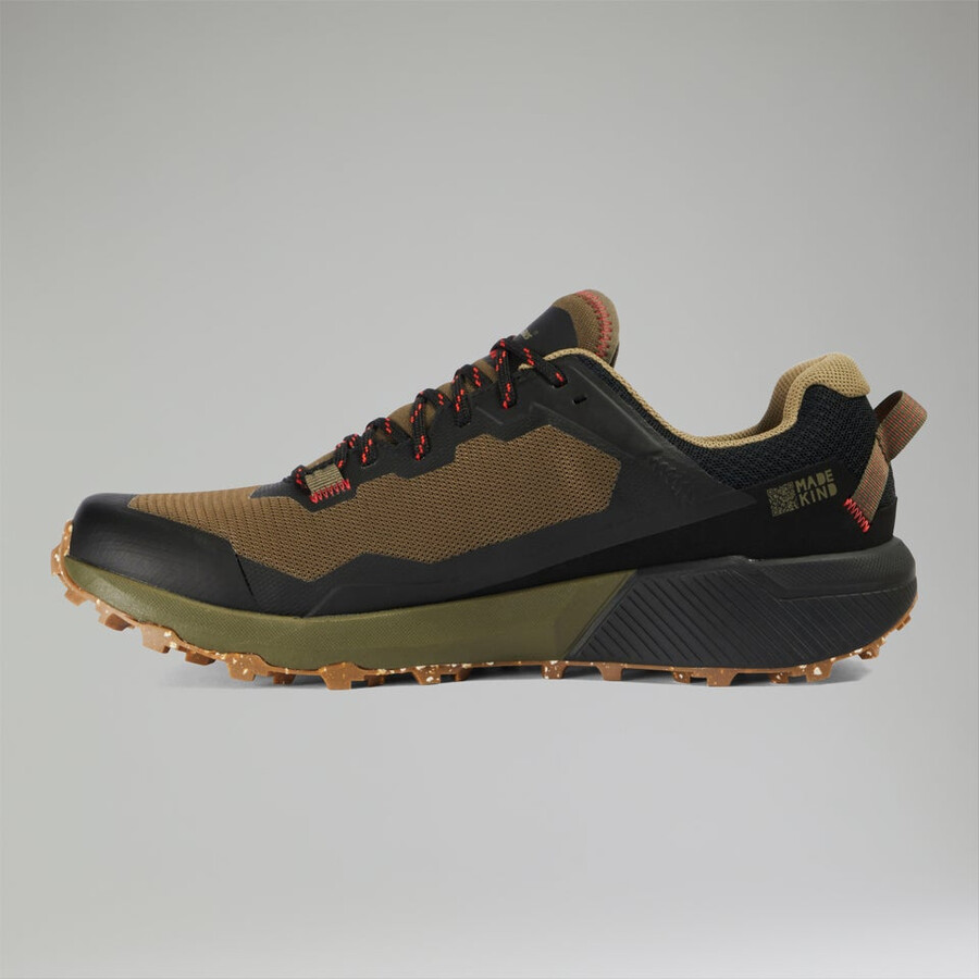männer revolutionieren active-schuh - blackdark green berghaus