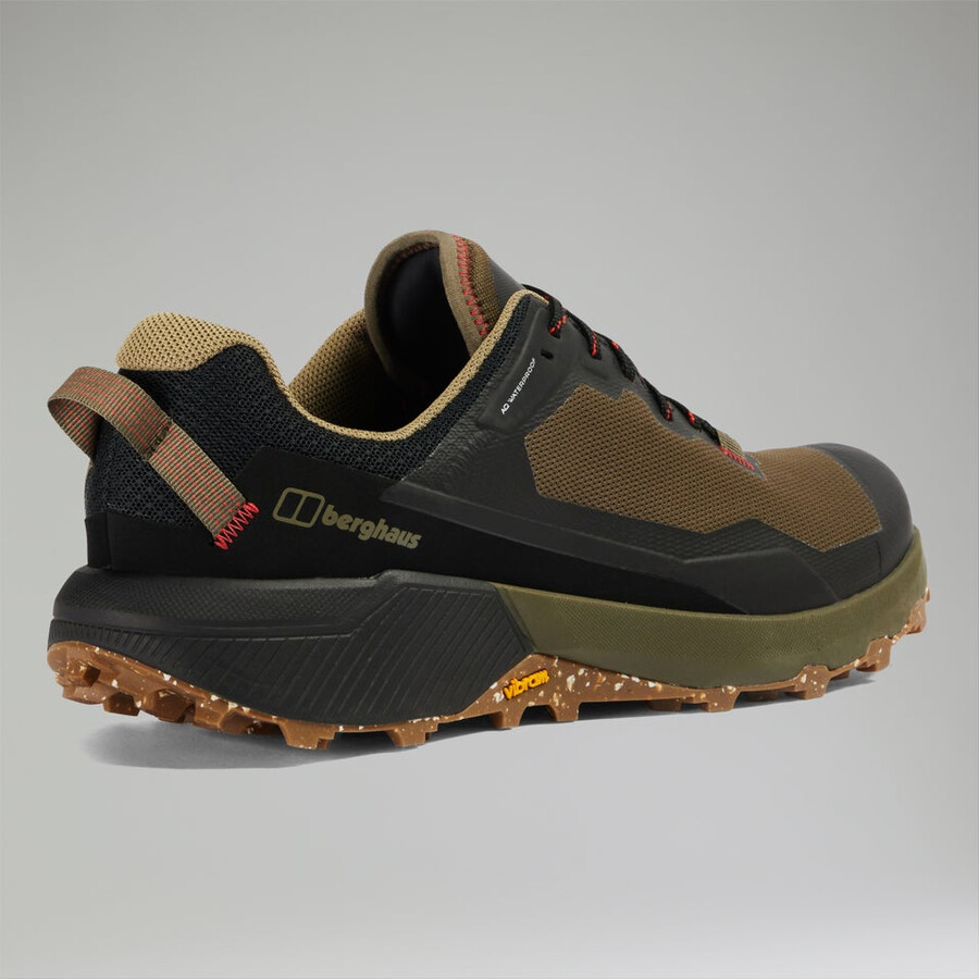 männer revolutionieren active-schuh - blackdark green berghaus