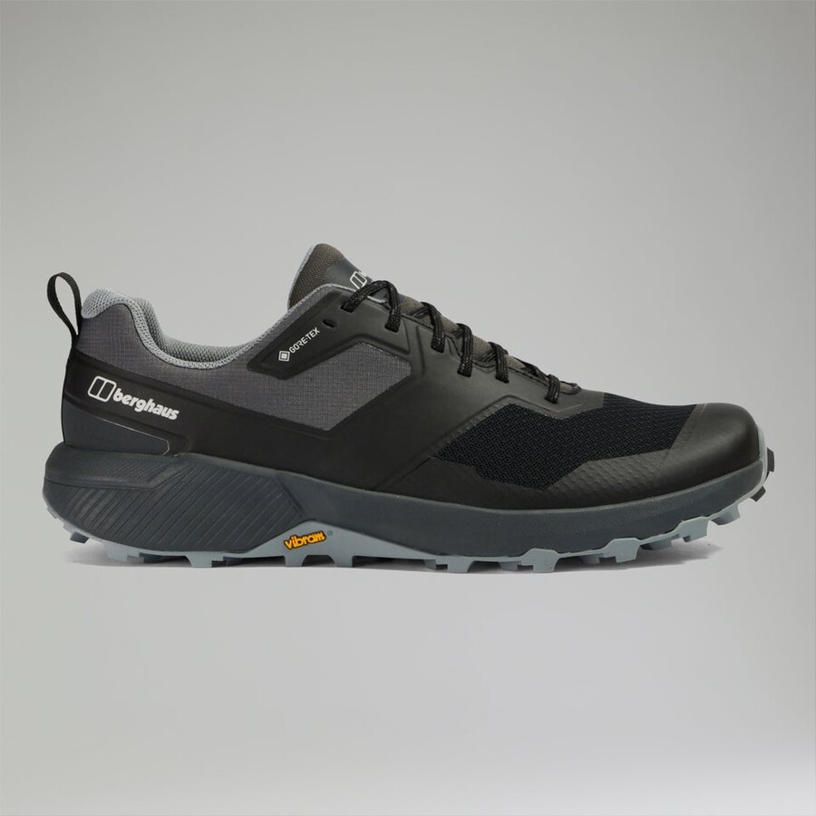 men s trailway active gore-tex schuh - blackdark grey berghaus