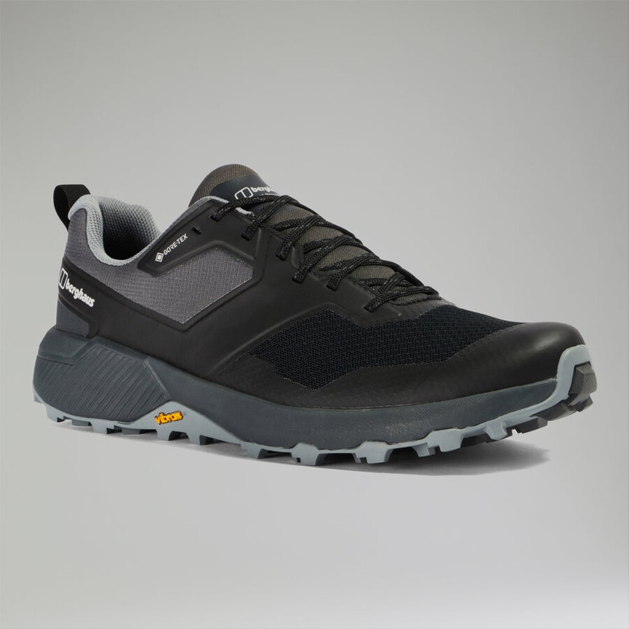 men s trailway active gore-tex schuh - blackdark grey berghaus