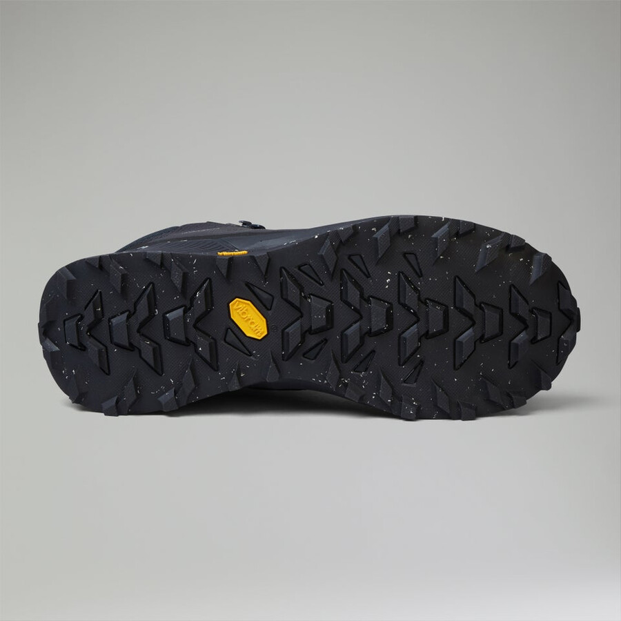 männer revolutionieren active mid schuh-schwarzgrau berghaus