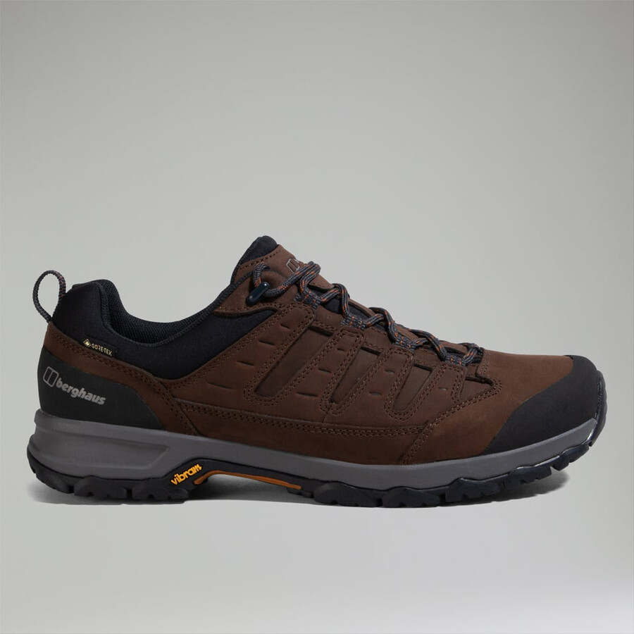 herren fellmaster active gore-tex 2.0 schuh - braunorange berghaus