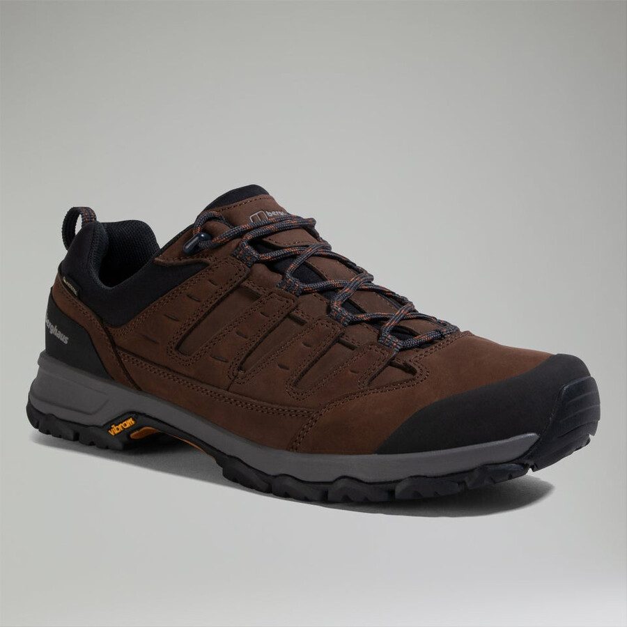 herren fellmaster active gore-tex 2.0 schuh - braunorange berghaus