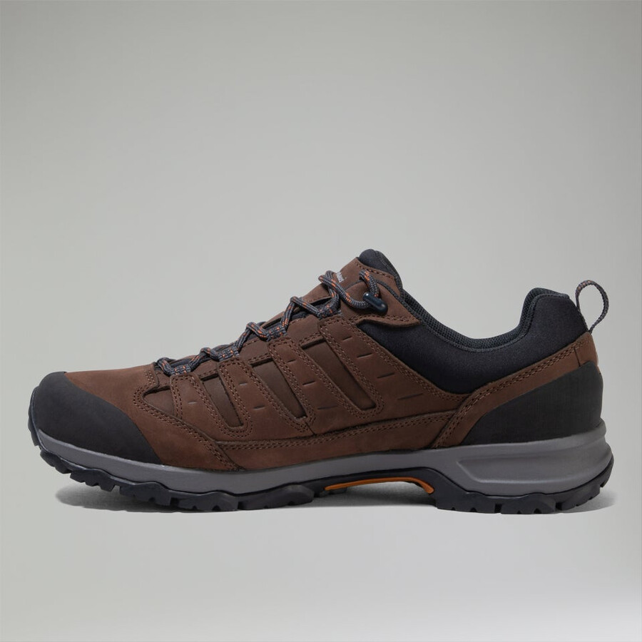 herren fellmaster active gore-tex 2.0 schuh - braunorange berghaus