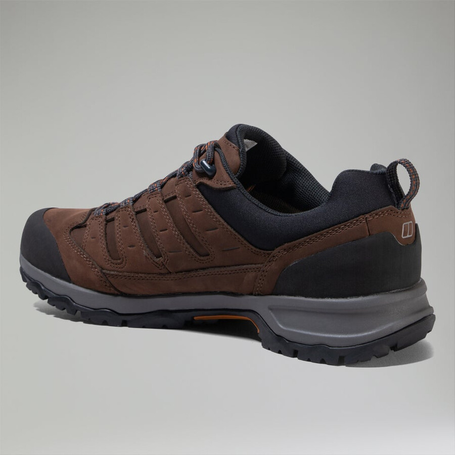 herren fellmaster active gore-tex 2.0 schuh - braunorange berghaus