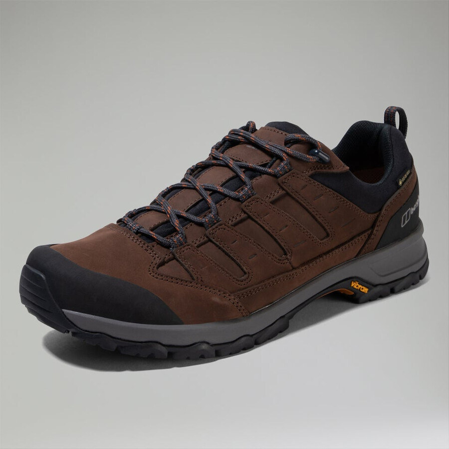 herren fellmaster active gore-tex 2.0 schuh - braunorange berghaus