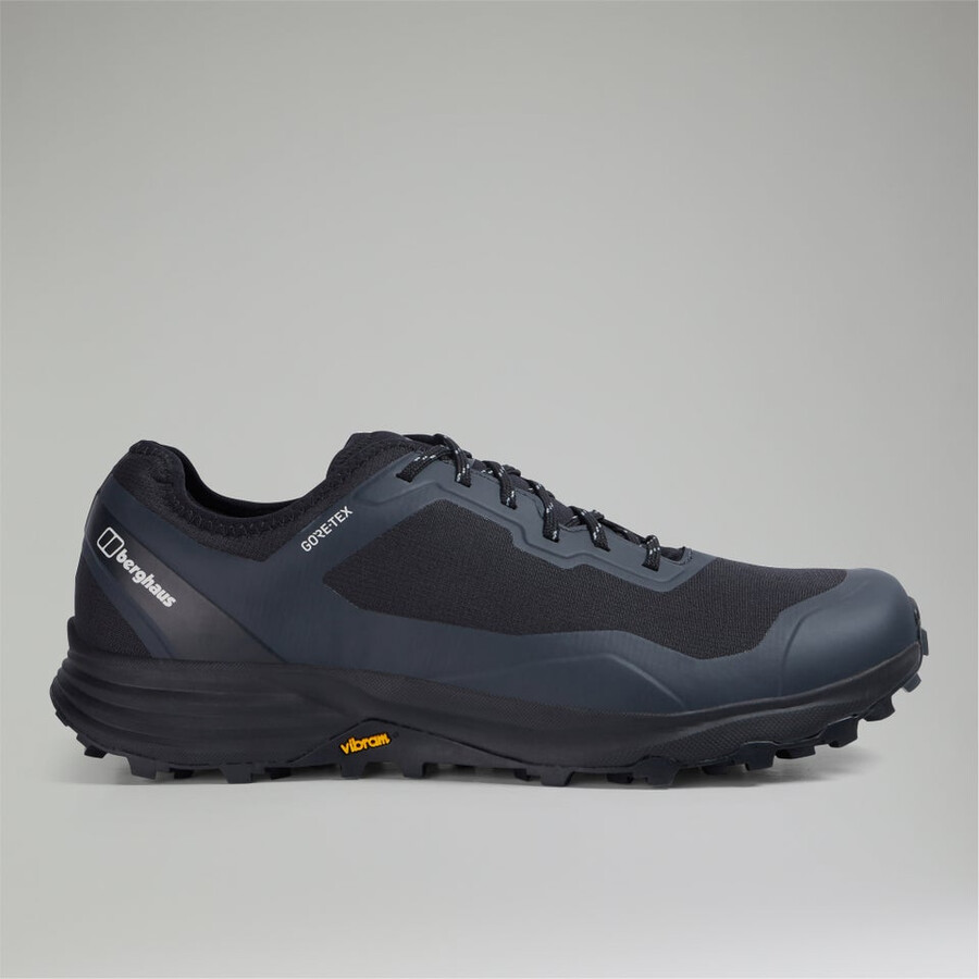 männer vc22 2.0 gore-tex wasserdichter schuh - grauschwarz berghaus