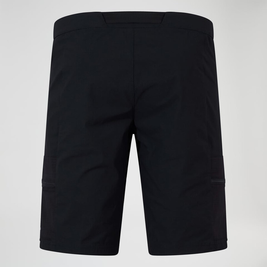 männer-wanderung-air stretch short - black die berghaus